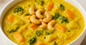 💛 Curry warzywne z masłem z nerkowców — test