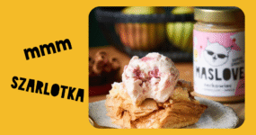 Jesienna szarlotka z masłem orzechowym