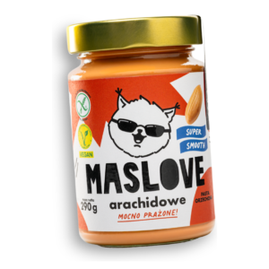 Pasta orzechowa bezglutenowa arachidowa mocno prażona 290 g