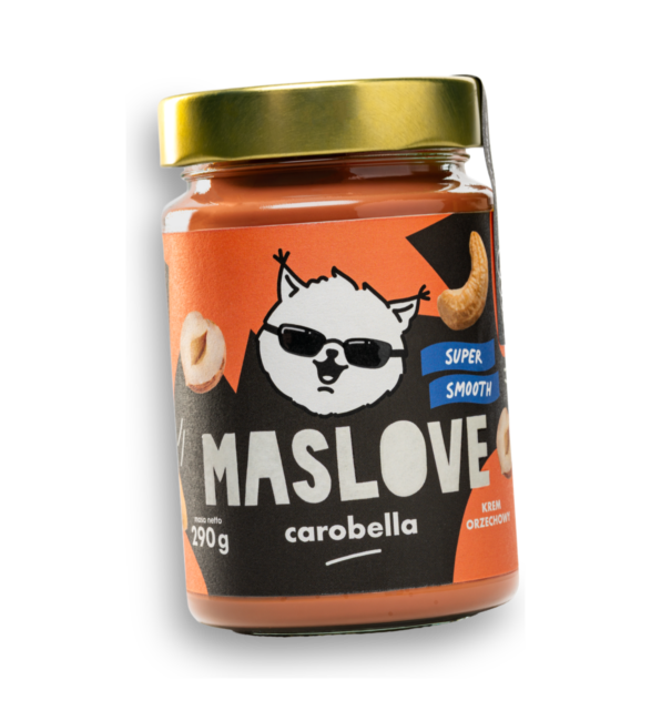 Krem orzechowy z karobem – Carobella 290 g