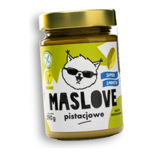 Maslove maslo pistacjowe 100% naturalne super smooth 290 g