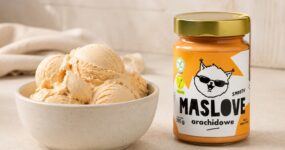 Lody z masłem orzechowym