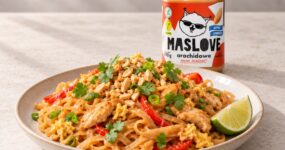 Pad thai z masłem orzechowym